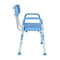 Flash Furniture HERCULES Bath & Shower Chair w/Height-Adjust Frame, Depth-Adjust Back, and 300 lbs. Capacity, Blue DC-HY3520L-BLU-GG - alternate 8